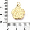 304 Stainless Steel Enamel Pendants STAS-L283-39G-4