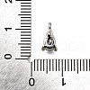 Brass Micro Pave Cubic Zirconia Pendants KK-D356-08G-P-3