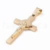 304 Stainless Steel Pendants STAS-N017-13G-2