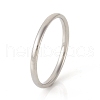 Tarnish Resistant 201 Stainless Steel Plain Band Rings RJEW-G107-1.5mm-4-P-1