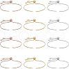 Brass Slider Bracelets Making MAK-NB0001-06-1