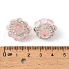 Sparkling Acrylic Rhinestone Round Beads OACR-NH0002-01B-08-3