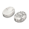 Mother's Day Gifts Oval Natural Howlite Worry Stone G-H073-06A-2