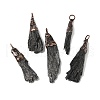Natural Black Tourmaline Nuggets Big Pendants G-C190-01-1