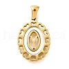 Golden 304 Stainless Steel Pendants STAS-K300-02G-Y-1