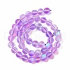 Synthetic Moonstone Beads Strands G-E573-01B-09-3