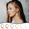 60Pcs 6 Colors Brass Leverback Earring Findings KK-LP0001-24-4