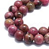 Natural Rhodonite Beads Strands G-K245-A11-05-3