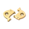 Ion Plating(IP) 304 Stainless Steel Pendants STAS-M089-34G-2