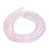 Transparent Painted Glass Beads Strands X1-DGLA-A034-T3mm-A05-5