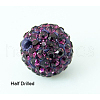 Polymer Clay Rhinestone Beads RB-H258-HD10mm-204-1