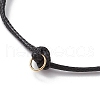 Adjustable Waxed Polyester Cord Bracelet Making AJEW-JB01317-02-2