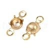 Brass Rhinestone Claw Connector Charms KK-P310-22B-G-2
