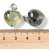 Natural Prehnite Pendants G-J386-H17-P-3