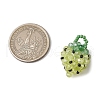 Glass Seed Beaded Pendants PALLOY-GD00003-03-2