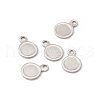 Non-Tarnish 201 Stainless Steel Charms STAS-C057-18P-3
