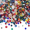 SOFPLATE Electroplate Faceted AB Color Plated Transparent Glass Beads EGLA-SP0001-20B-1