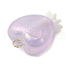 Luminous Acrylic Connector Charms PALLOY-JF02204-4