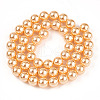 Glass Pearl Beads Strands HY-G002-01D-10-5