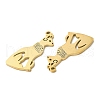 Ion Plating(IP) 304 Stainless Steel Pendants STAS-L020-016G-2