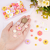 Flatback Hair & Costume Accessories Ornaments Resin Flower Daisy Cabochons CRES-PH0003-18-3