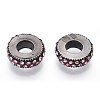 Alloy European Beads MPDL-S067-24EB-B-2