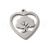 201 Stainless Steel Pendants STAS-E206-06P-05-1