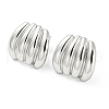 Non-Tarnish 304 Stainless Steel Stud Earrings EJEW-I290-08P-1