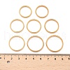 304 Stainless Steel Flat Plain Band Rings STAS-I160-D-G-4