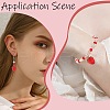 SUNNYCLUE 24Pcs Transparent Resin Imitation Fruit Pendants INS-SC0001-01-5