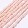 Opaque Glass Beads Strands EGLA-K010-B04-1