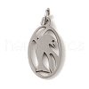 Non-Tarnish 201 Stainless Steel Pendants STAS-E217-40P-1