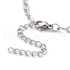 304 Stainless Steel Figaro Chain Bracelet for Men Women BJEW-E031-14P-01-3