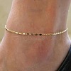 Alloy Oval Link Chain Anklets for Women FS-WGB90F2-01-1