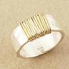 Zinc Alloy Wire Wrapped Finger Rings for Women FS-WG4DD4C-01-2
