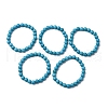 Synthetic Turquoise Beaded Stretch Bracelets BJEW-F203-02-1