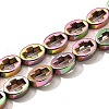 Electroplated Synthetic Non-magnetic Hematite Beads Strands G-L613-Z01-01J-1