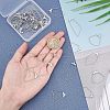 Unicraftale 48 Pcs 4 Styles 304 Stainless Steel Pendants STAS-UN0022-08P-2