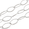 304 Stainless Steel Oval Link Chains CHS-C018-01B-P-1