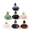 Gemstone Perfume Bottle Pendants G-L623-08G-1