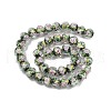 Handmade Foil Lampwork Beads Strands FOIL-S136-001A-2