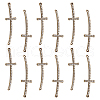   12Pcs Alloy Rhinestone Links/Connectors RB-PH0001-67-1