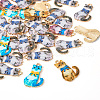 Alloy Enamel Pendants FIND-TAC0008-73KCG-01-2