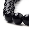 Natural Black Onyx Beads Strands X-G-S259-19-8mm-3