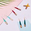 Olycraft DIY Teardrop Dangle Earring Making Kits DIY-OC0006-32-6