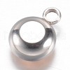304 Stainless Steel Glass Rhinestone Charms STAS-G082-07-2