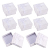 Square Paper Jewelry Gift Boxes with Bowknot CON-TAC0010-80E-2