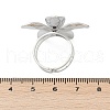 304 Stainless Steel Cuff Rings RJEW-D306-06P-3