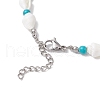 2Pcs 2 Styles Shell Beaded Bracelets BJEW-TA00586-02-5