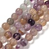 Natural Fluorite Bead Strands G-K153-B36-8mm-2